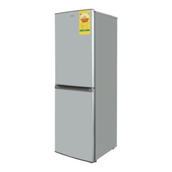 TCL 207L Double Door Refrigerator Bottom Mount Freezer F271BFG
