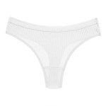 Women's Low Waist Thong - Sexy Breathable T-Briefs, Comfortable Simple Everyday Underwear