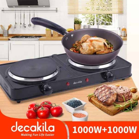 Decakila Double 2000W Hot Plate - KECC005B