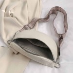 Minimalist Geometric Embossed Ladies Bag Fanny Pack  Unisex Fanny Pack - Sleek and Stylish Design