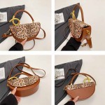 Women's Genuine Leather Crossbody Bag Classic Shoulder Handbag with Adjustable Strap