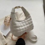 Women Quilted Faux Leather Padded Hobo Bag- Women style Bag Portable Bags