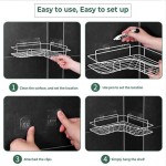 Bathroom  Kitchen Triangle Shelf Wall-Mounted Toilet Bathroom Sink Storage Wall Supplies