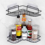 Bathroom  Kitchen Triangle Shelf Wall-Mounted Toilet Bathroom Sink Storage Wall Supplies