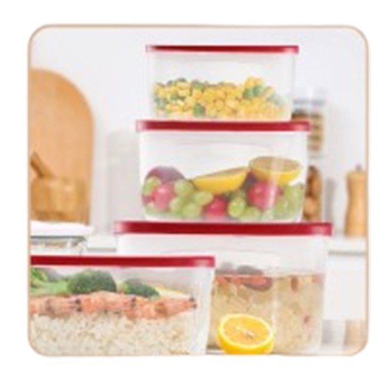 5 Set of  Food Container Set 5-Piece BPA-Free Food Storage Set KMTT119R