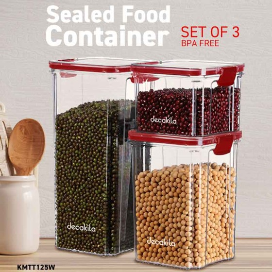 Set of Sealed Food Container 3 Set KMTT125W