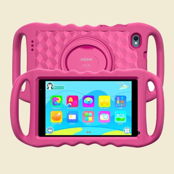 HOMII KIDS 9S – 8″ Kids Tablet, Android, 64GB ROM+4GB RAM ,Single SIM,with Learning Apps