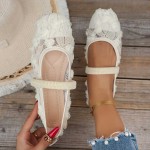 Women Vintage Mary Jane Flats Toe Women's Flats Casual Shoes