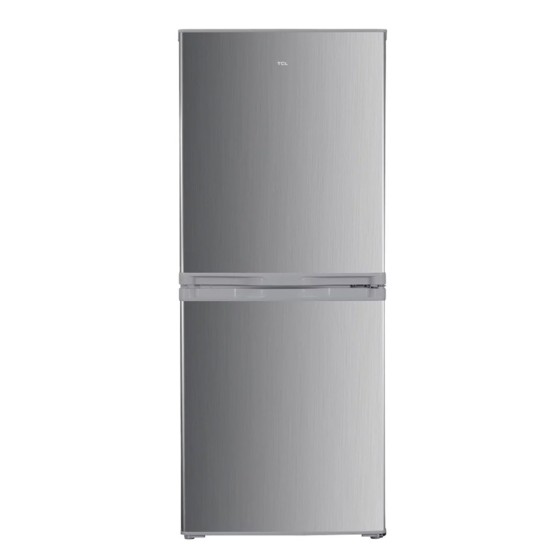 TCL 142L Double Door Bottom Mount Fridge- F185BFS
