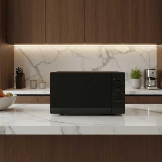 H&A 20L Manual Microwave Oven 700W MM7P202VG (Black)