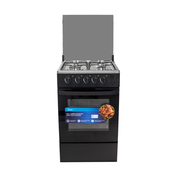 Midea 4 Burner Gas Cooker With Oven SP5055T082-B