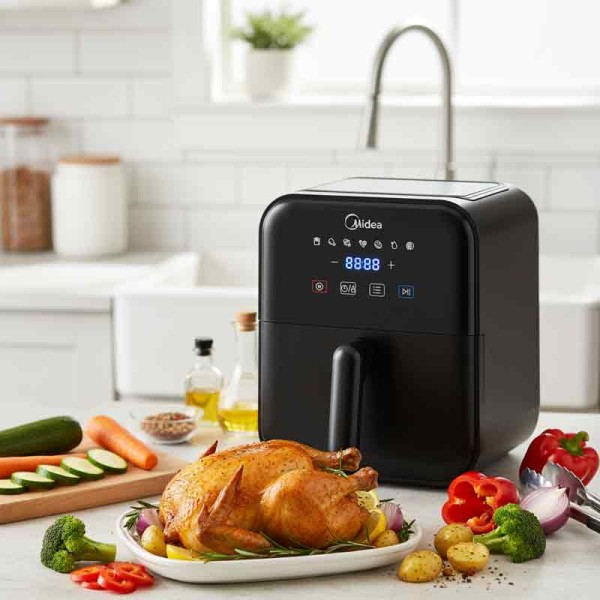Midea 4L Digital Air Fryer MF-CN40E2– Black
