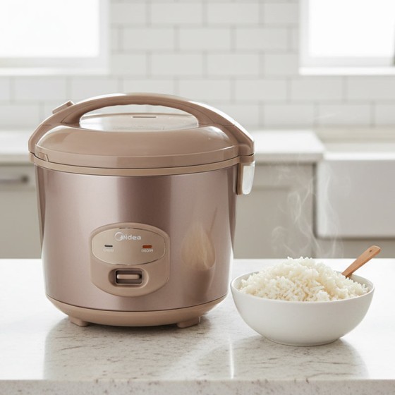 Midea 1.8L Rice Cooker Gold - YJ508J