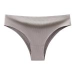 Women's Low-Waist Ice Silk Briefs with Cotton Gusset