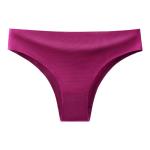Women's Low-Waist Ice Silk Briefs with Cotton Gusset