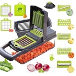 Multifunctional 16-Piece Vegetable Cutter & Slicer Set