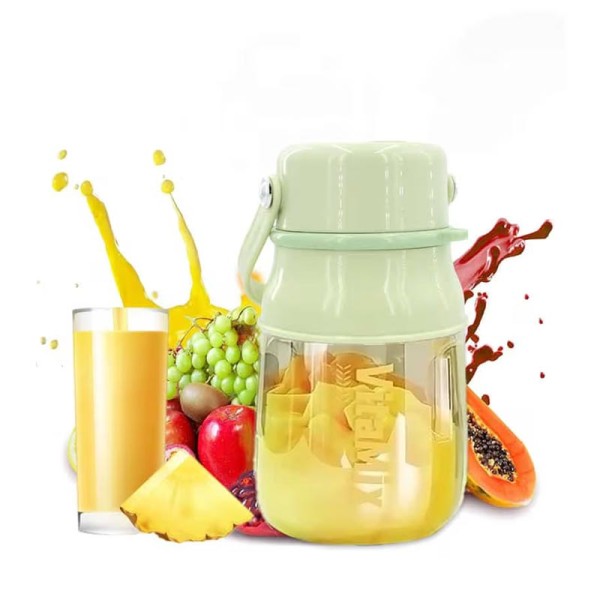 Vyvylabs VitaMix 800ml Portable Juice Blender Green