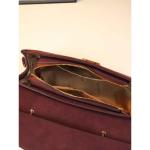 Women's Top-Handle Crossbody Bag with Lock Closure