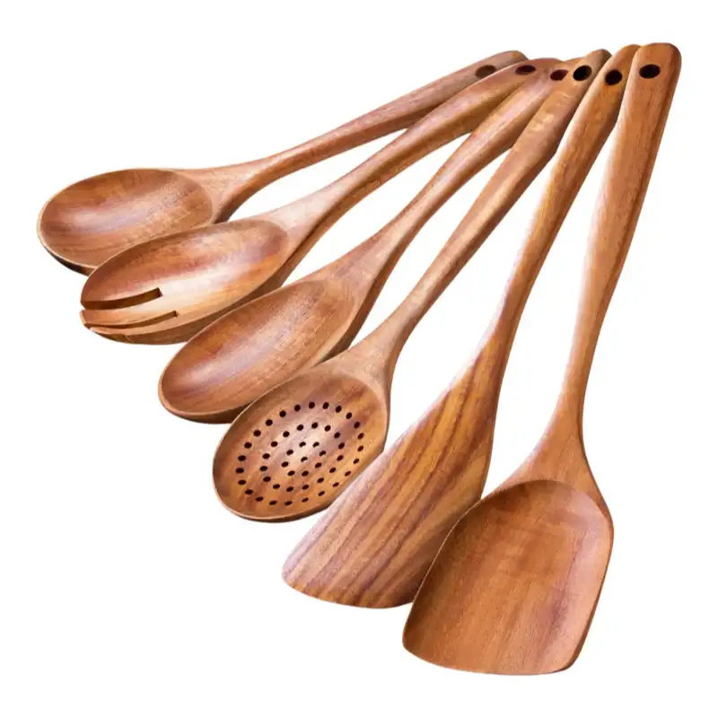 Acacia Wood Kitchen Utensil Set