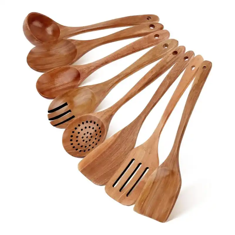 Acacia Wood Kitchen Utensil Set