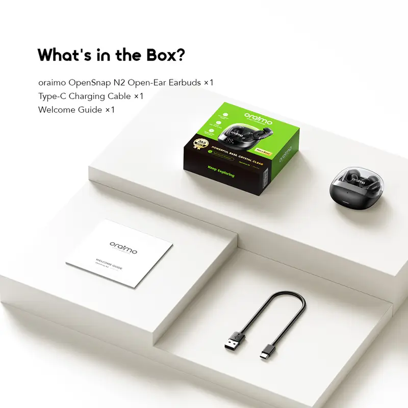 Oraimo OpenSnap N2 Open-Ear Earbuds OPN-374N