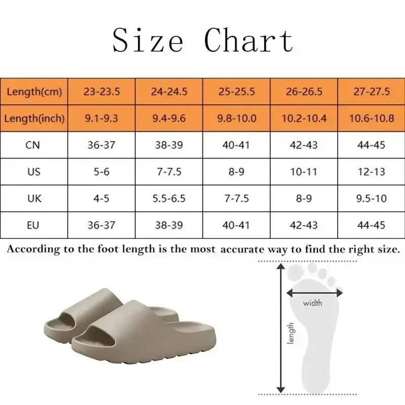 Unisex EVA Cloud Slides – 3.5cm Thick Soft Sole
