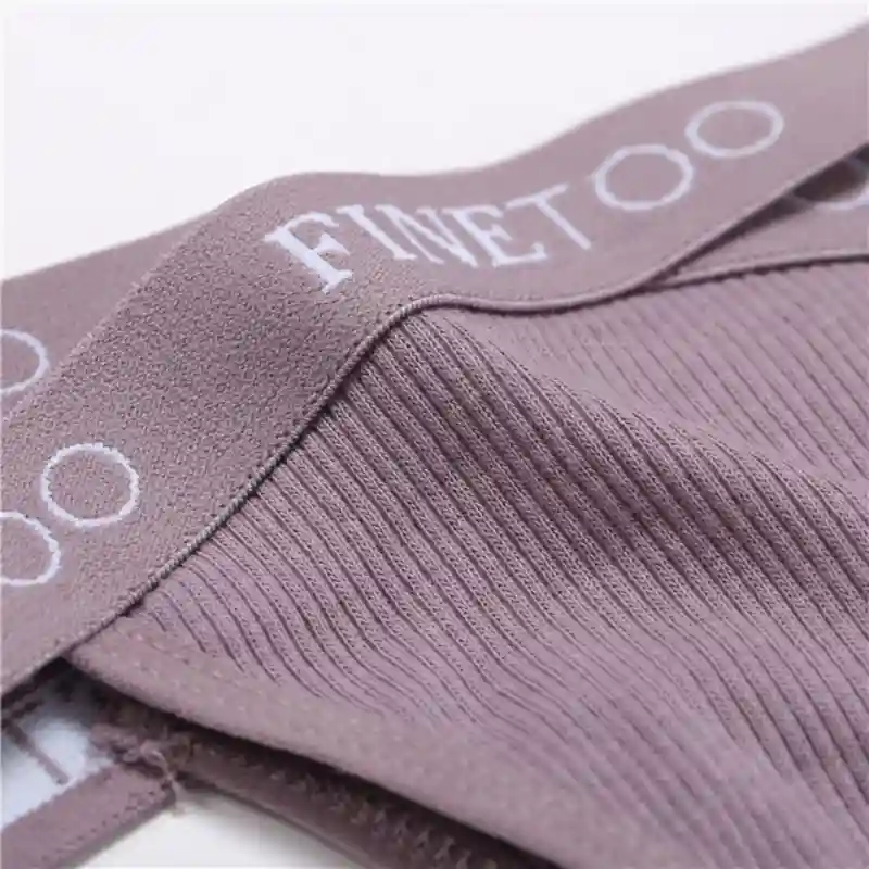 Women's Criss-Cross Waistband Ribbed Cotton Thong