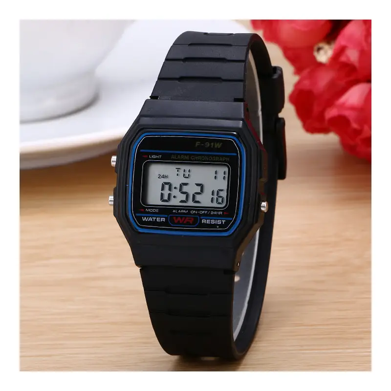 Retro Digital Watch – Unisex Alarm, Stopwatch & Backlight