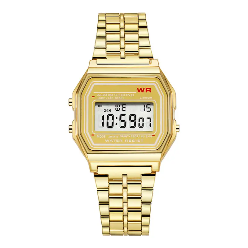 Retro Digital Watch – Unisex Alarm, Stopwatch & Backlight