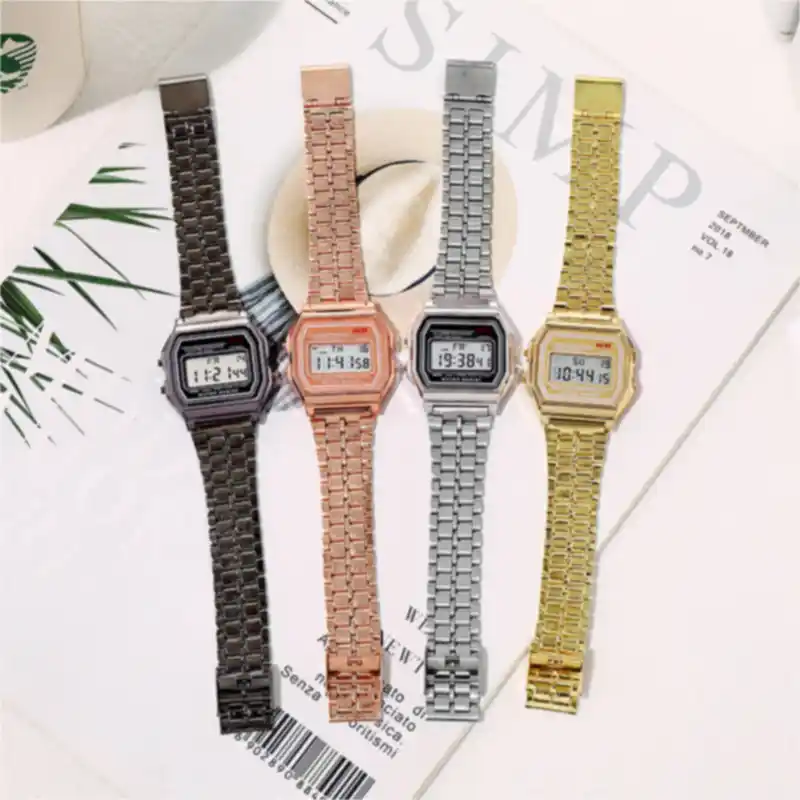 Retro Digital Watch – Unisex Alarm, Stopwatch & Backlight